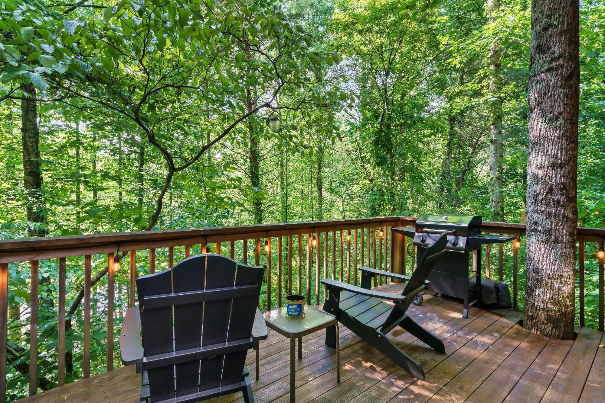 Rivers Edge Treehouses Robbinsville Exterior foto