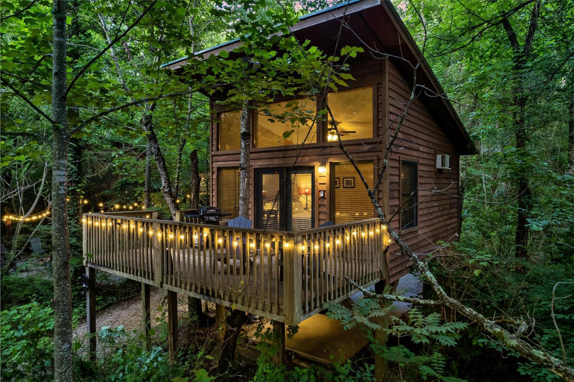 Rivers Edge Treehouses Robbinsville Exterior foto