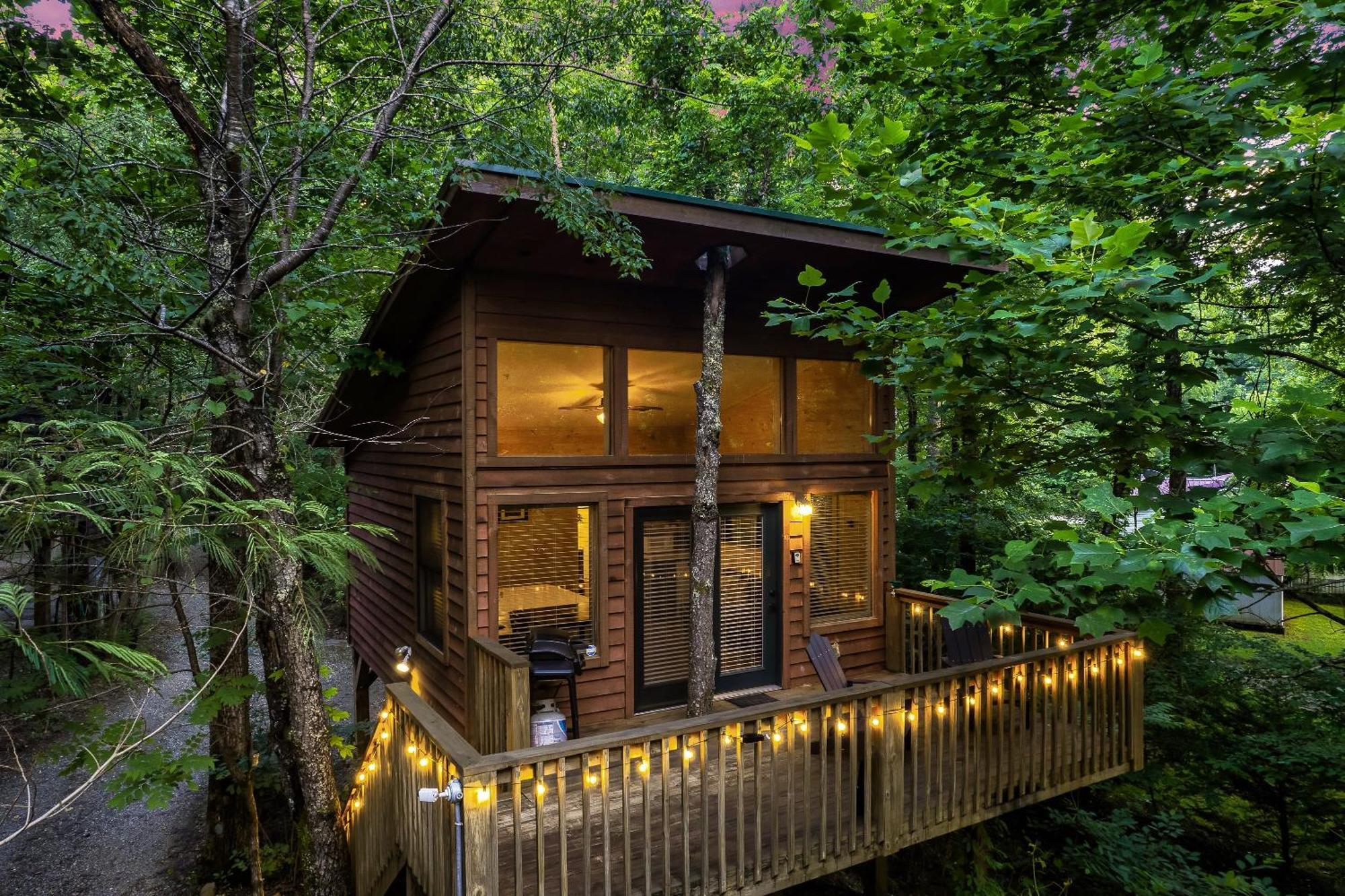 Rivers Edge Treehouses Robbinsville Exterior foto