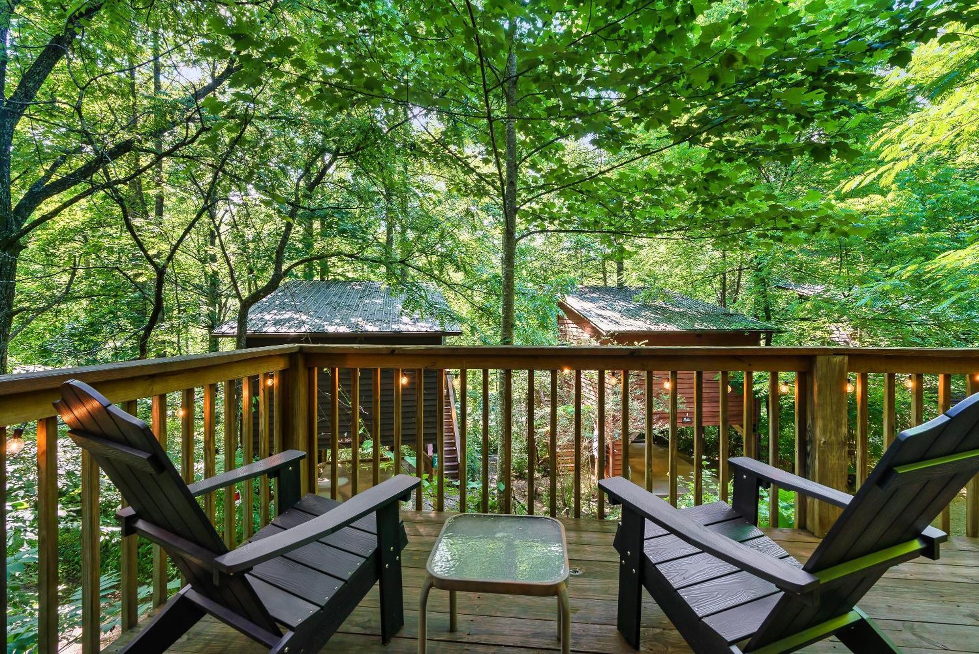 Rivers Edge Treehouses Robbinsville Exterior foto