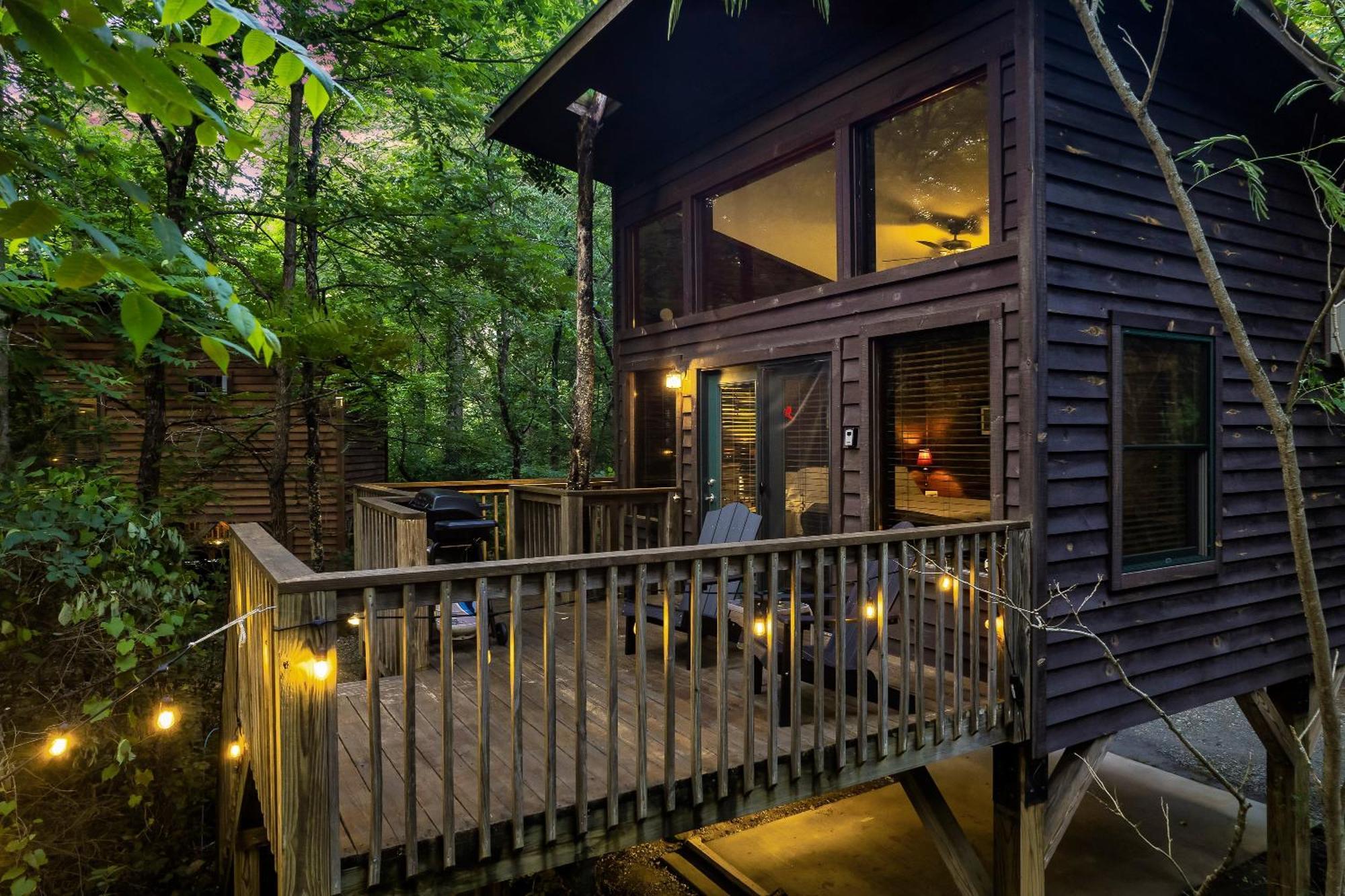 Rivers Edge Treehouses Robbinsville Exterior foto