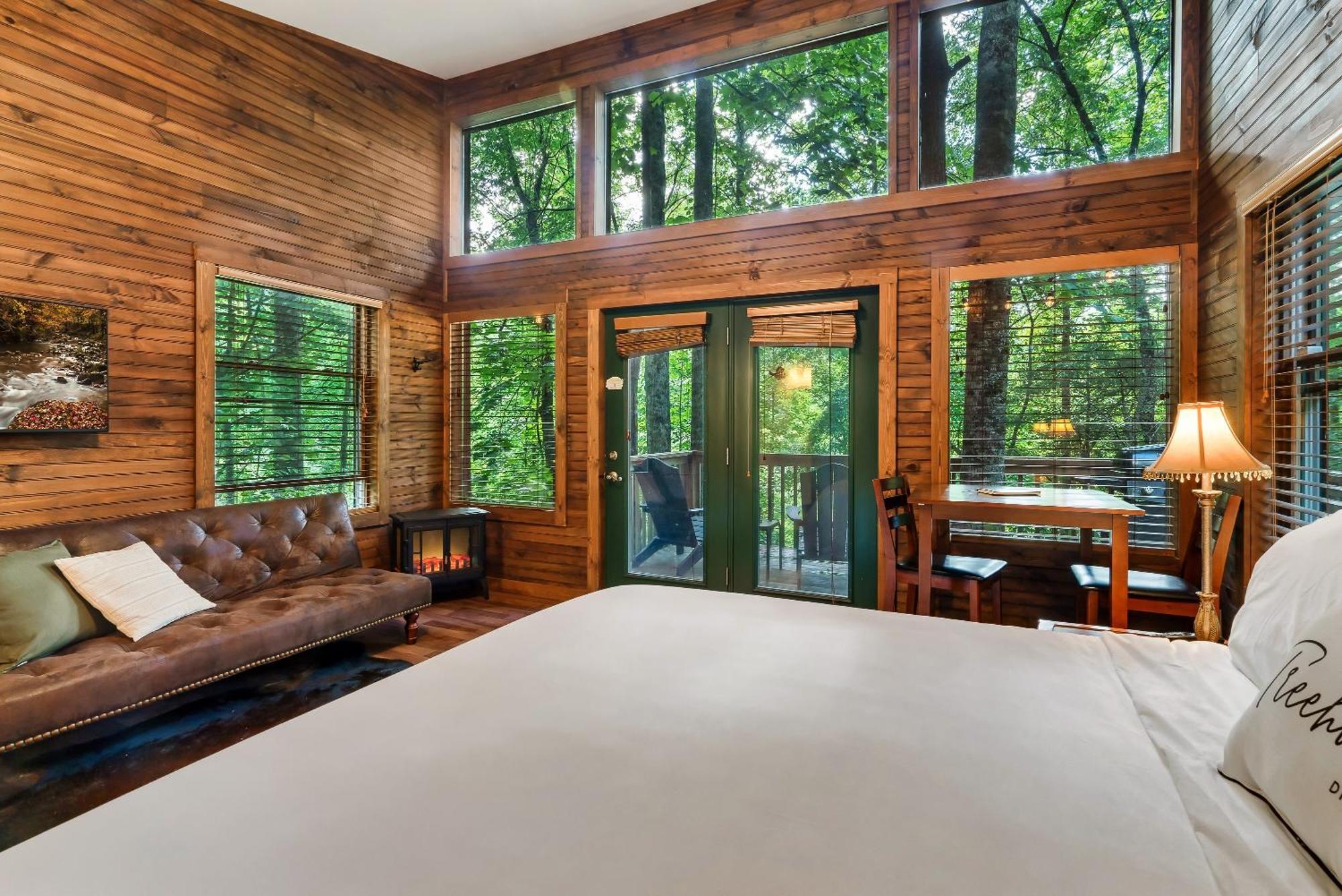 Rivers Edge Treehouses Robbinsville Exterior foto