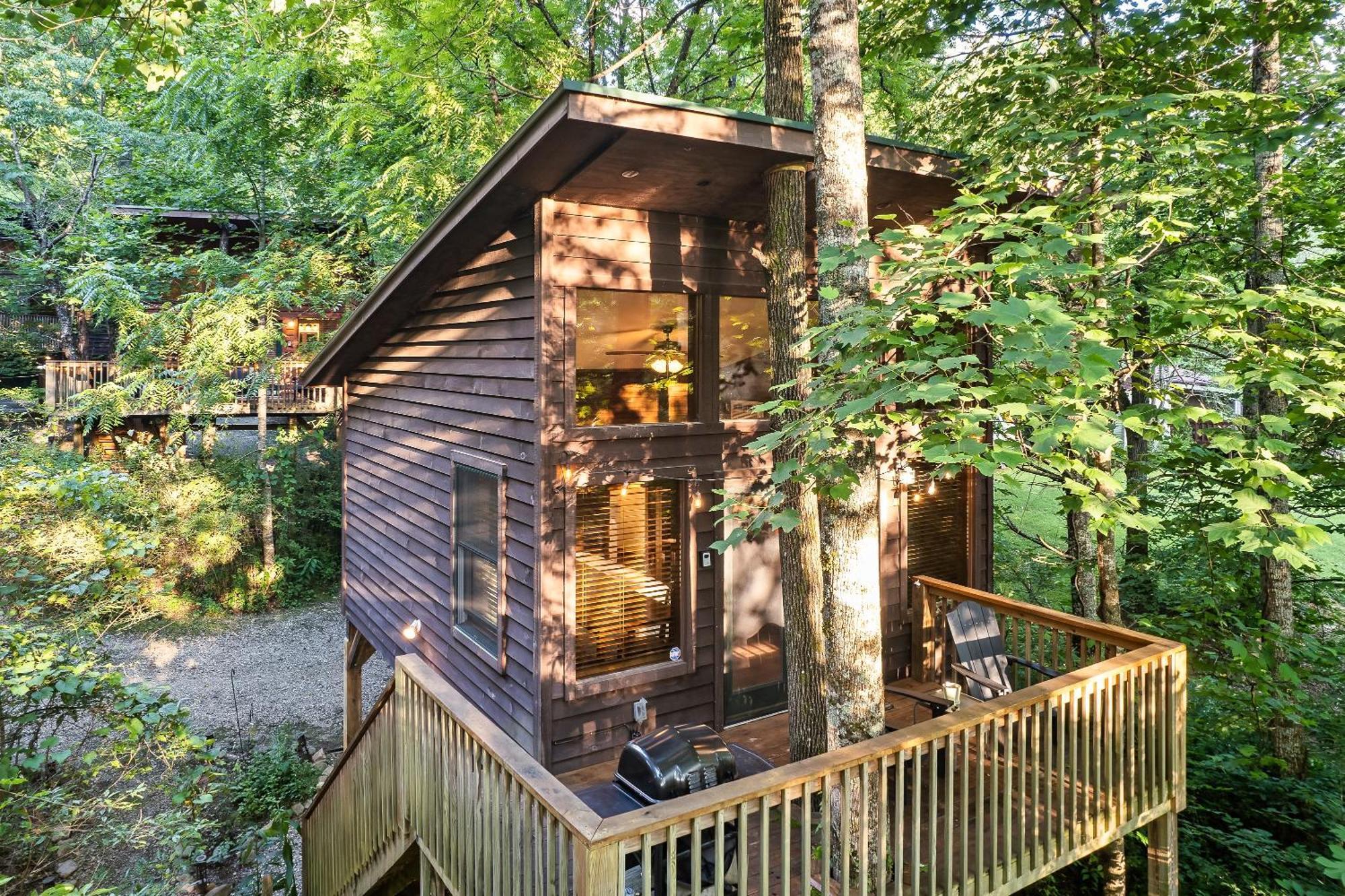 Rivers Edge Treehouses Robbinsville Exterior foto