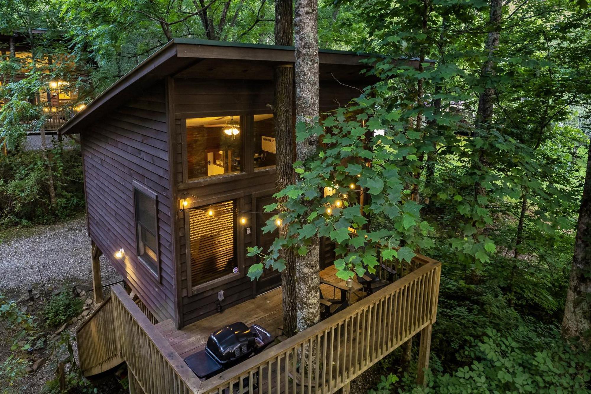 Rivers Edge Treehouses Robbinsville Exterior foto