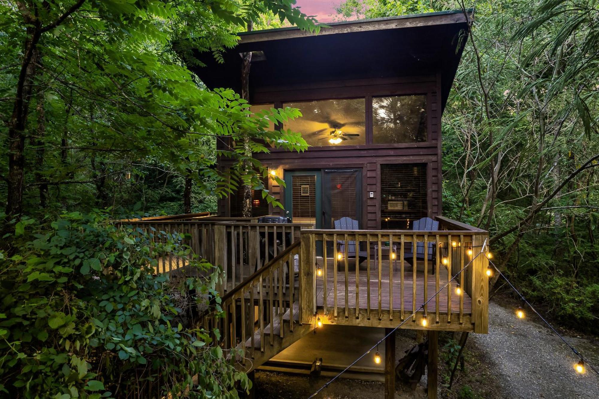 Rivers Edge Treehouses Robbinsville Exterior foto