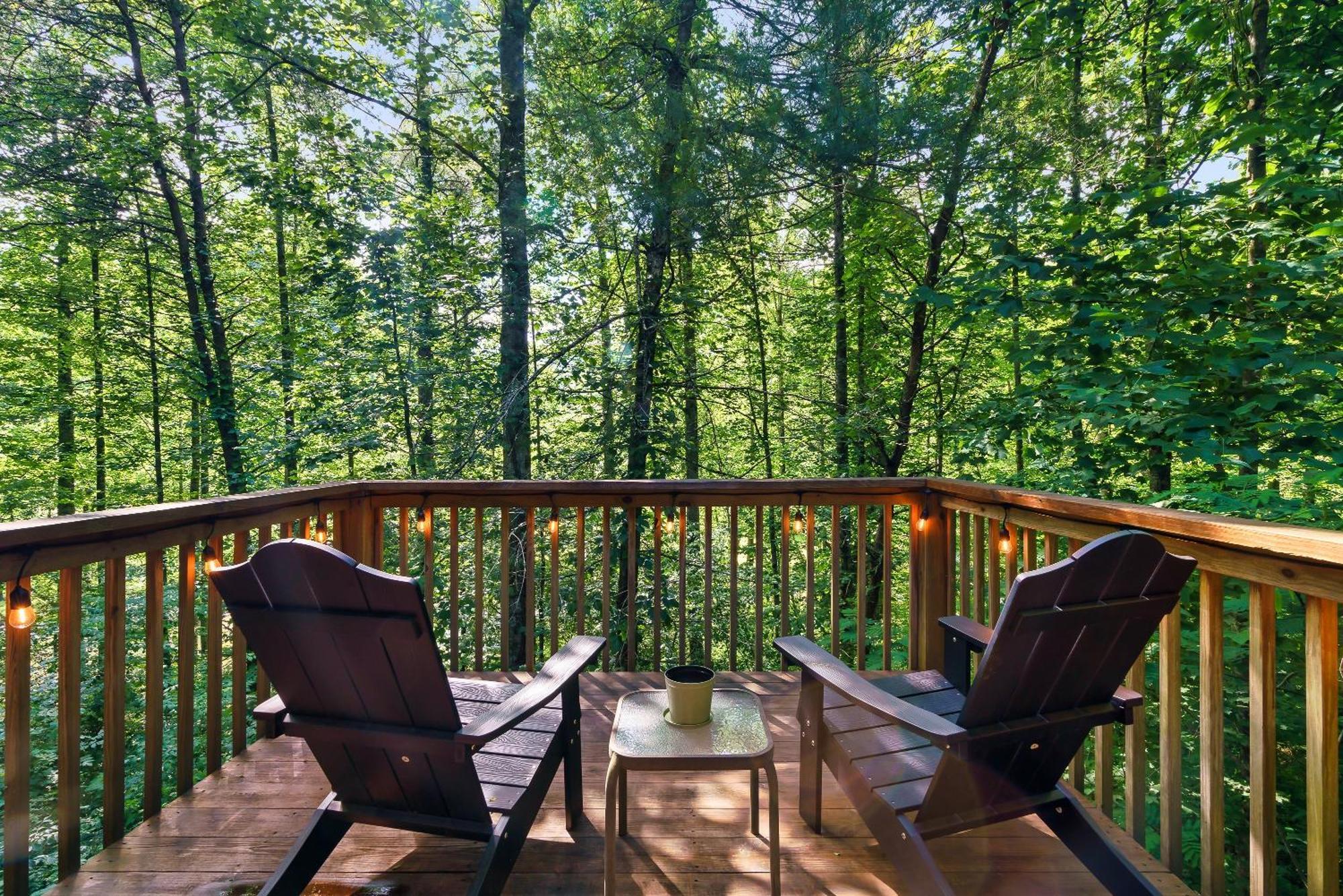 Rivers Edge Treehouses Robbinsville Exterior foto