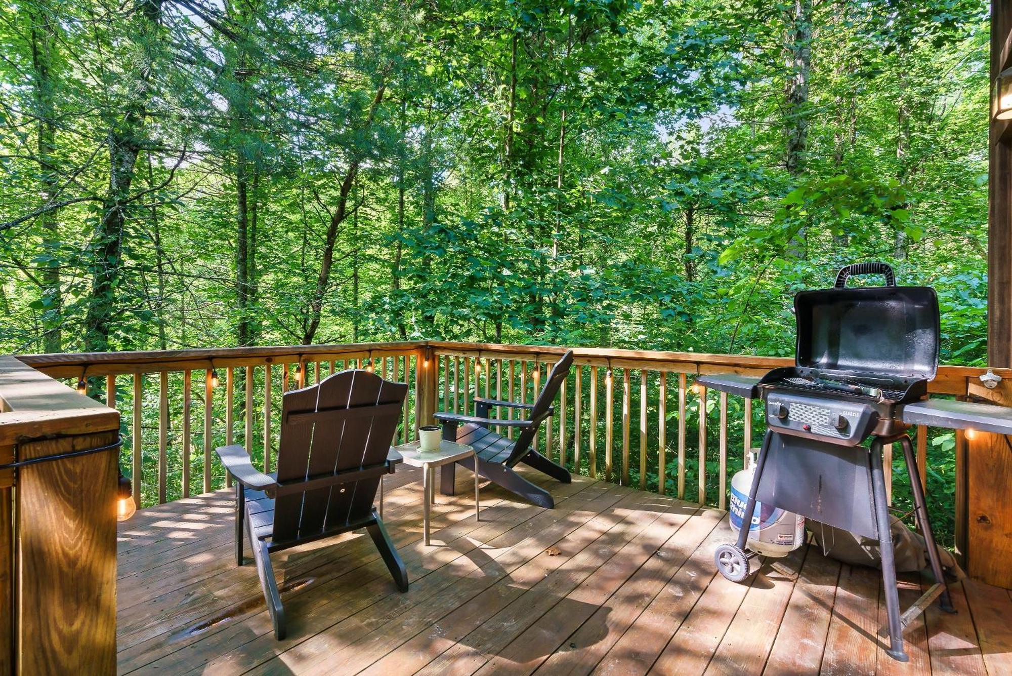 Rivers Edge Treehouses Robbinsville Exterior foto