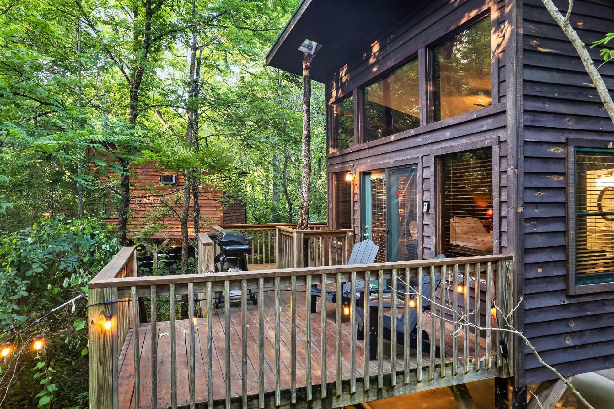 Rivers Edge Treehouses Robbinsville Exterior foto