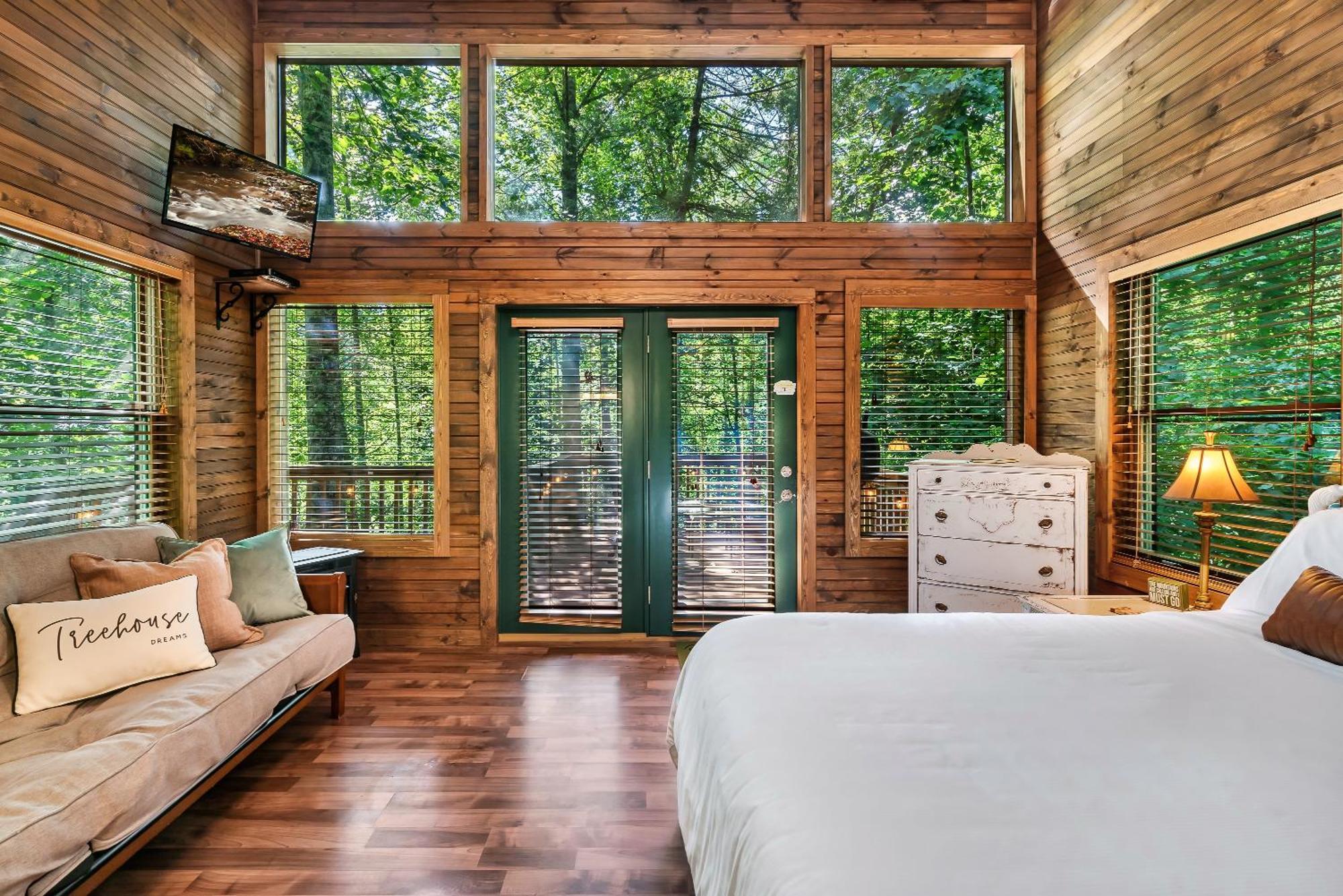 Rivers Edge Treehouses Robbinsville Exterior foto