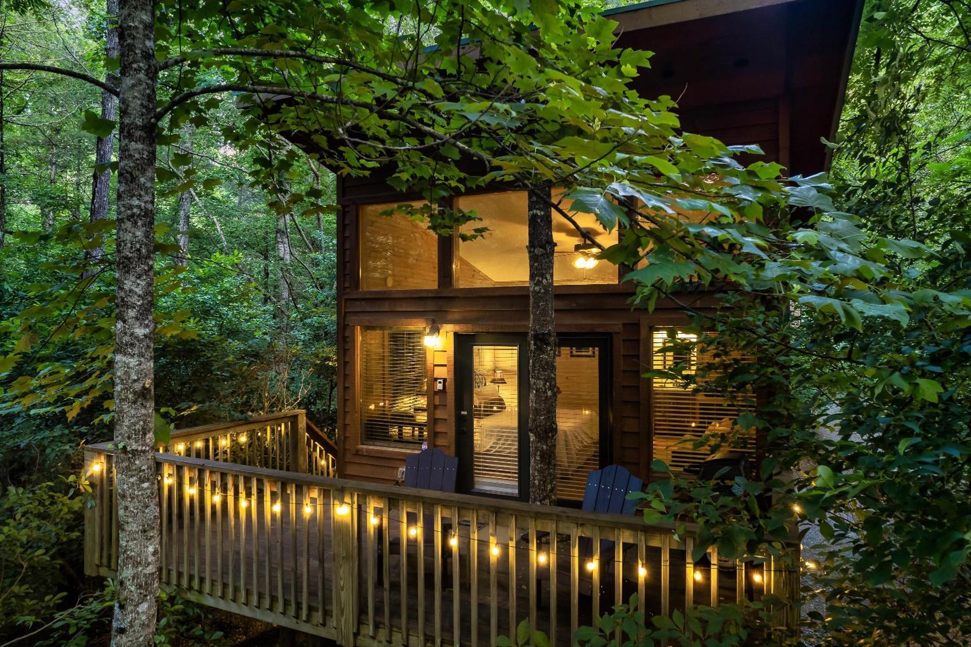 Rivers Edge Treehouses Robbinsville Exterior foto